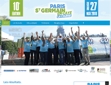 Tablet Screenshot of parissaintgermainlacourse.com